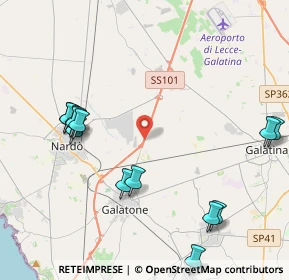 Mappa Strada Statale, 73044 Galatone LE, Italia (5.35154)