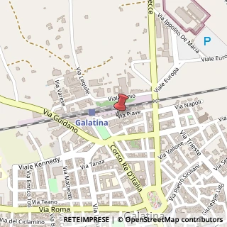 Mappa Via Piave, 15, 73013 Galatina, Lecce (Puglia)