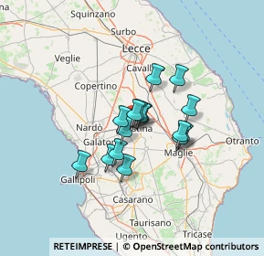 Mappa Via Papa Giovanni XXIII, 73013 Galatina LE, Italia (9.25938)