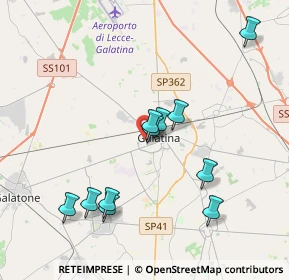 Mappa Via Papa Giovanni XXIII, 73013 Galatina LE, Italia (4.06545)