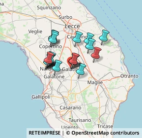 Mappa Via Lombardia, 73013 Galatina LE, Italia (10.053)