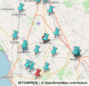 Mappa Via Lombardia, 73013 Galatina LE, Italia (10.1065)