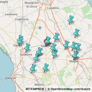 Mappa Via Giulia, 73013 Galatina LE, Italia (8.458)