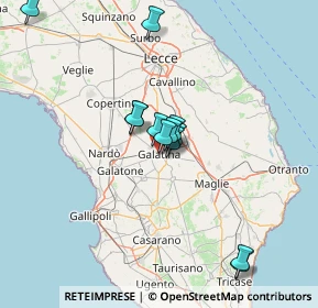 Mappa Via XI Febbraio, 73013 Galatina LE, Italia (12.47333)