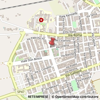 Mappa Viale Santa Caterina Novella, 40, 73013 Galatina, Lecce (Puglia)