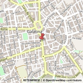 Mappa Corso Porta Luce, 43, 73013 Galatina, Lecce (Puglia)