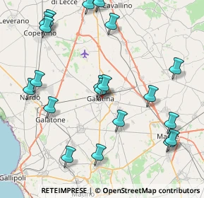 Mappa Via Robertini, 73013 Galatina LE, Italia (10.3915)