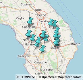 Mappa Via Robertini, 73013 Galatina LE, Italia (10.1675)