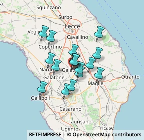 Mappa Via Robertini, 73013 Galatina LE, Italia (9.76706)