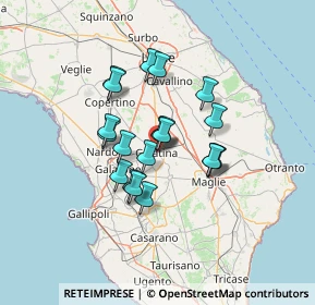 Mappa Via Robertini, 73013 Galatina LE, Italia (10.5775)