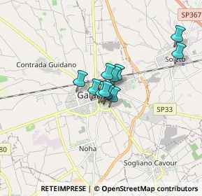 Mappa Via Robertini, 73013 Galatina LE, Italia (1.07)