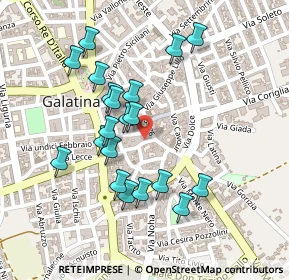 Mappa Via Robertini, 73013 Galatina LE, Italia (0.2355)