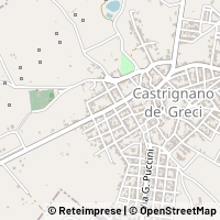 Mapa Castrignano de' Greci