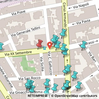 Mappa Via C. Galluccio, 73013 Galatina LE, Italia (0.072)
