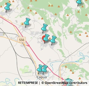 Mappa Via A. Russo, 81041 Vitulazio CE, Italia (7.703)