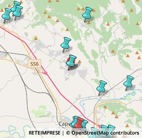 Mappa Via A. Russo, 81041 Vitulazio CE, Italia (7.096)