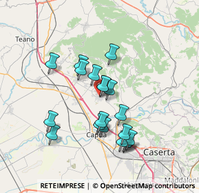 Mappa Via A. Russo, 81041 Vitulazio CE, Italia (6.60421)