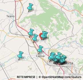 Mappa Via A. Russo, 81041 Vitulazio CE, Italia (9.4705)