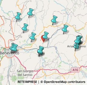 Mappa Via piave, 82021 Sant'Arcangelo Trimonte BN, Italia (9.814)