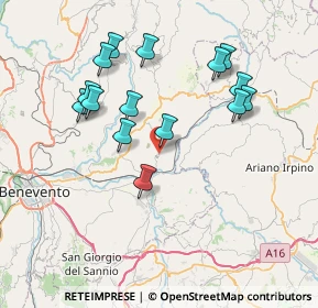 Mappa Via piave, 82021 Sant'Arcangelo Trimonte BN, Italia (7.792)