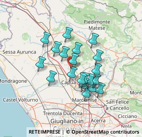 Mappa Viale Kennedy, 81041 Vitulazio CE, Italia (11.601)