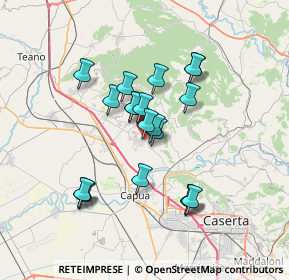 Mappa Viale Kennedy, 81041 Vitulazio CE, Italia (6.284)