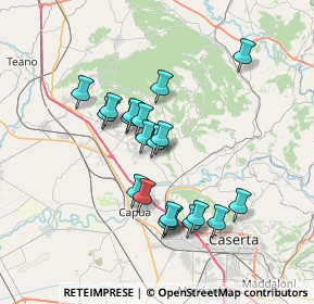 Mappa Via Luigi Pirandello, 81041 Bellona CE, Italia (6.7175)