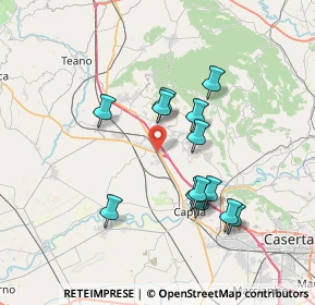 Mappa Svincolo, 81050 Pastorano CE, Italia (7.02385)