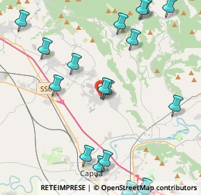 Mappa Via P. Lagnese, 81041 Vitulazio CE, Italia (6.287)