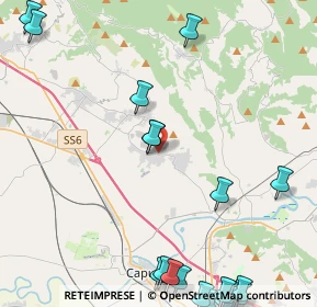 Mappa Via P. Lagnese, 81041 Vitulazio CE, Italia (7.0325)
