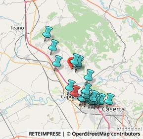 Mappa Via P. Lagnese, 81041 Vitulazio CE, Italia (7.303)