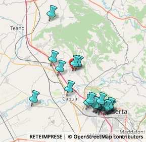 Mappa Via P. Lagnese, 81041 Vitulazio CE, Italia (9.3455)