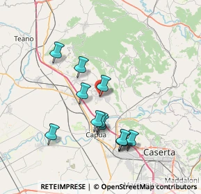 Mappa Via P. Lagnese, 81041 Vitulazio CE, Italia (7.3)