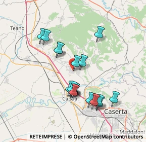 Mappa Via P. Lagnese, 81041 Vitulazio CE, Italia (7.09333)