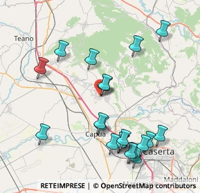 Mappa Via P. Lagnese, 81041 Vitulazio CE, Italia (9.3665)