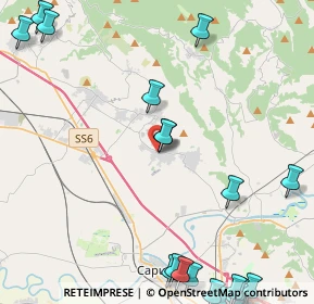 Mappa Via Petrarca, 81041 Vitulazio CE, Italia (7.0825)