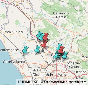 Mappa Via Petrarca, 81041 Vitulazio CE, Italia (11.83625)