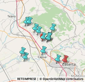 Mappa Via Petrarca, 81041 Vitulazio CE, Italia (6.08929)