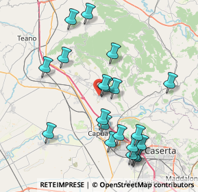 Mappa Via Petrarca, 81041 Vitulazio CE, Italia (8.9185)