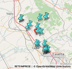 Mappa Via Petrarca, 81041 Vitulazio CE, Italia (7.0685)