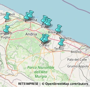 Mappa Via Vecchia Corato, 70033 Bisceglie BT, Italia (14.085)