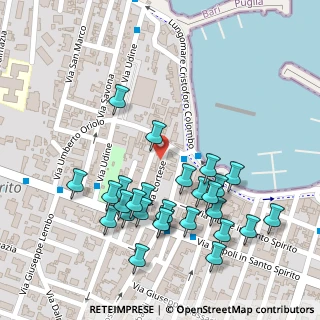 Mappa Via di S. Spirito Genova, 70127 Bari BA, Italia (0.12593)