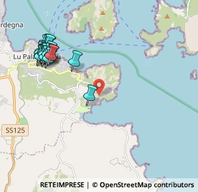 Mappa Cala di Lepre, 07020 Palau SS, Italia (2.5865)