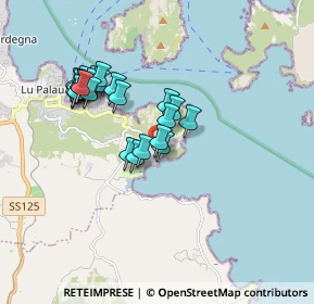 Mappa Cala di Lepre, 07020 Palau SS, Italia (1.712)