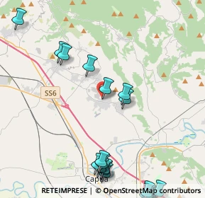 Mappa Via G. Garibaldi, 81041 Vitulazio CE, Italia (6.235)