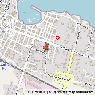 Mappa Via Fratelli Mannarino, 10, 70127 Bari, Bari (Puglia)