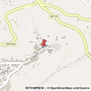 Mappa Via Borgo, 24, 71021 Accadia, Foggia (Puglia)