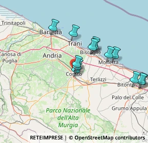 Mappa Via Ferrini, 70033 Corato BA, Italia (14.72231)