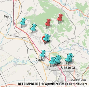 Mappa Via di Lello Caporale, 81041 Bellona CE, Italia (7.80071)