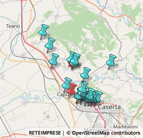 Mappa Via di Lello Caporale, 81041 Bellona CE, Italia (6.8235)